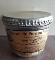 Terrine de porc au genièvre