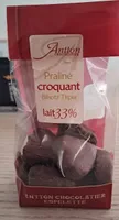 Cœur praliné noisette croquant