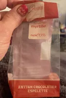 Ganache myrtille