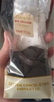 Poche ganache noir amer