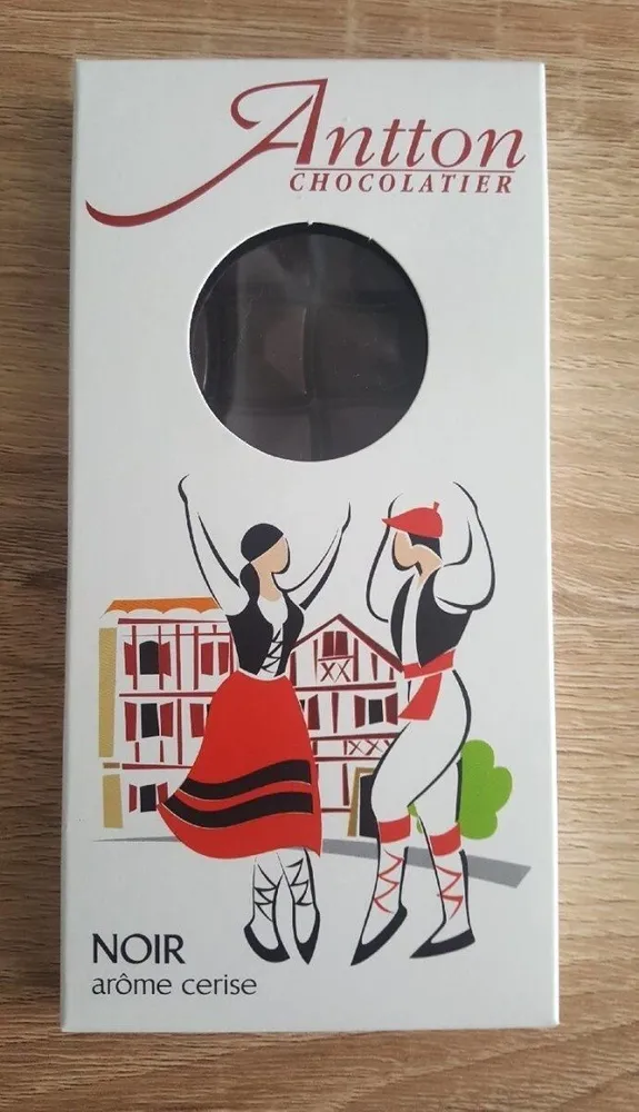 Chocolat noir 58% arôme cerise Antton