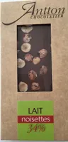Tablette chocolat lait noisettes