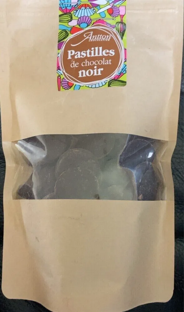 Pastilles de chocolat noir