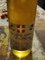 Pur jus de pomme et coing