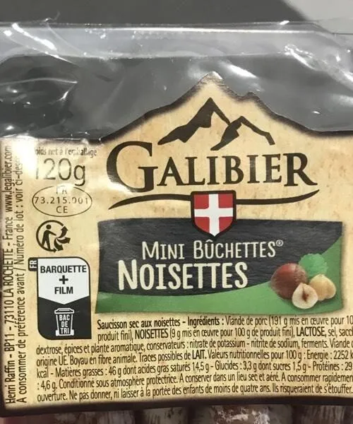 Mini bûchettes noisettes