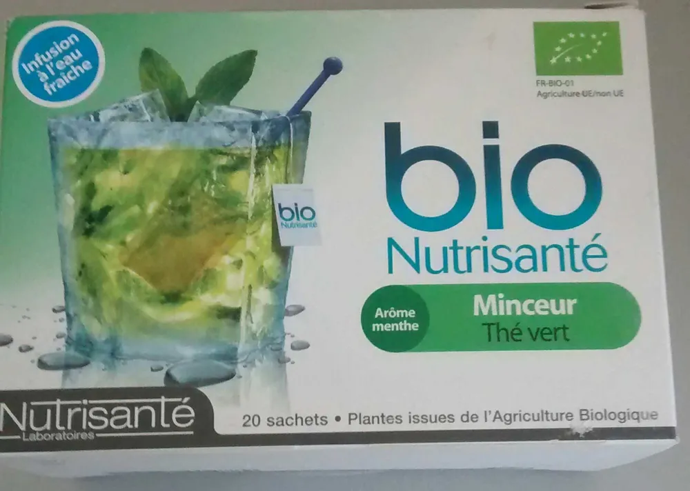 Nutrisante Infusion Bio Fraîche Minceur 20 Sachets (herb Teas And Teas)