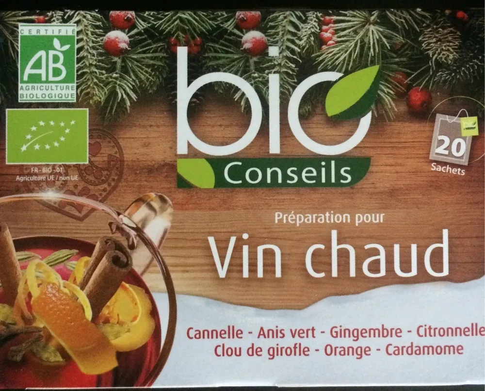 Infusion Préparation Pour Vin Chaud Bio -- Bio Conseils