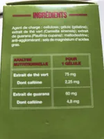 Nutrisanté Thé Vert Guarana 45 Gélules