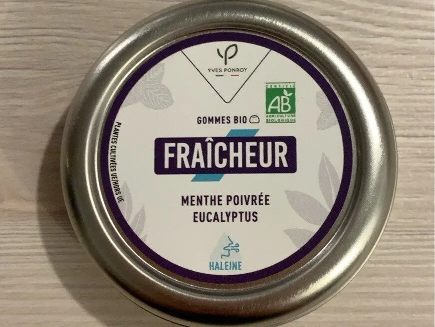 Gommes bio fraicheur
