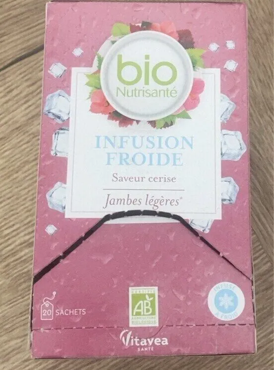 Infusion froide jambes légères saveur cerise