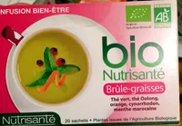 Nutrisanté Infusion Bien être Bio Brûle Graisse