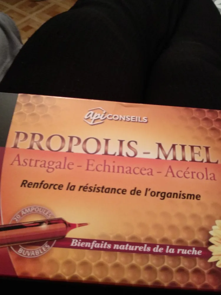 Propolis miel echinacee acerola