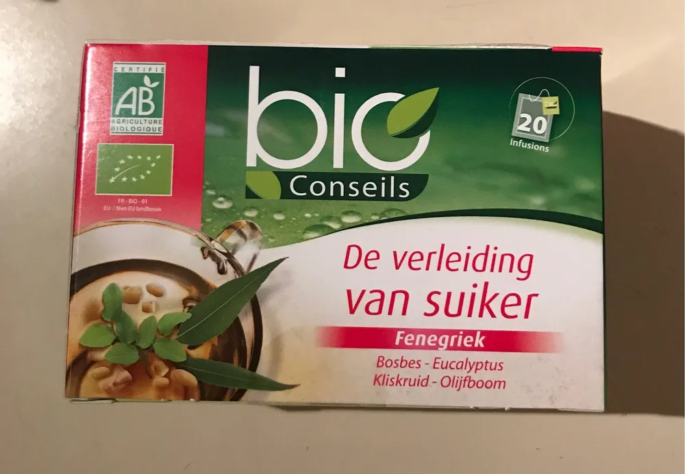 Infusion Régulation Des Sucres Bio - 20 Sachets - Bio Conseils