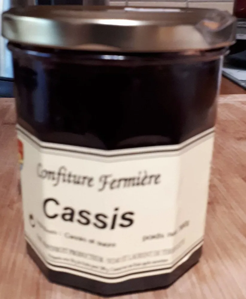 Confiture fermière - cassis