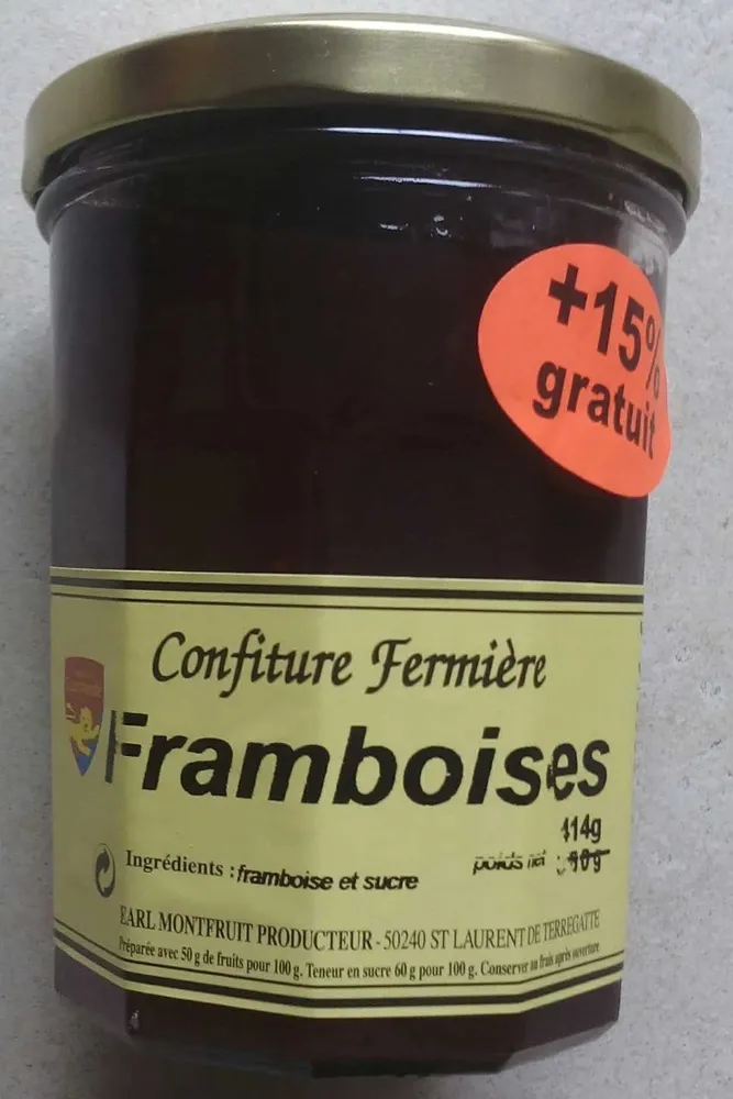 Confiture Fermière Framboise