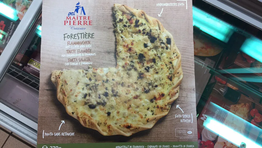 Tarte flambée forestière