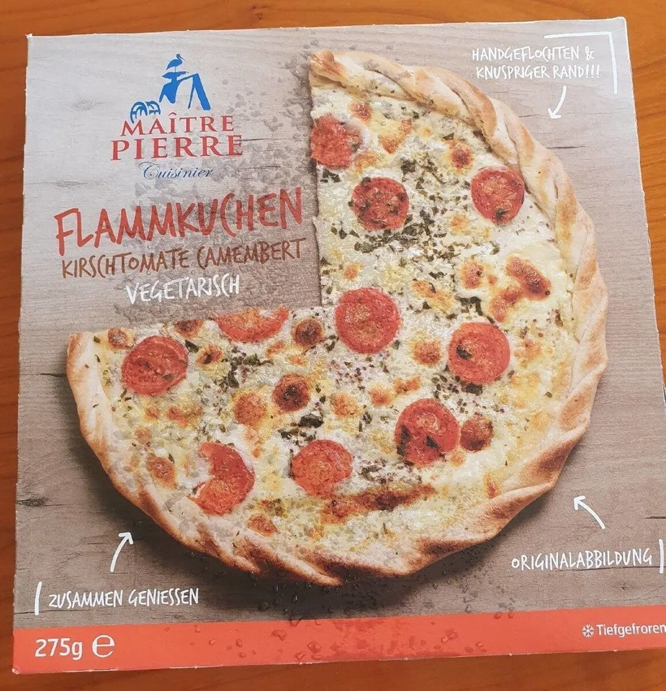 Flammkuchen Kirschtomate Camembert