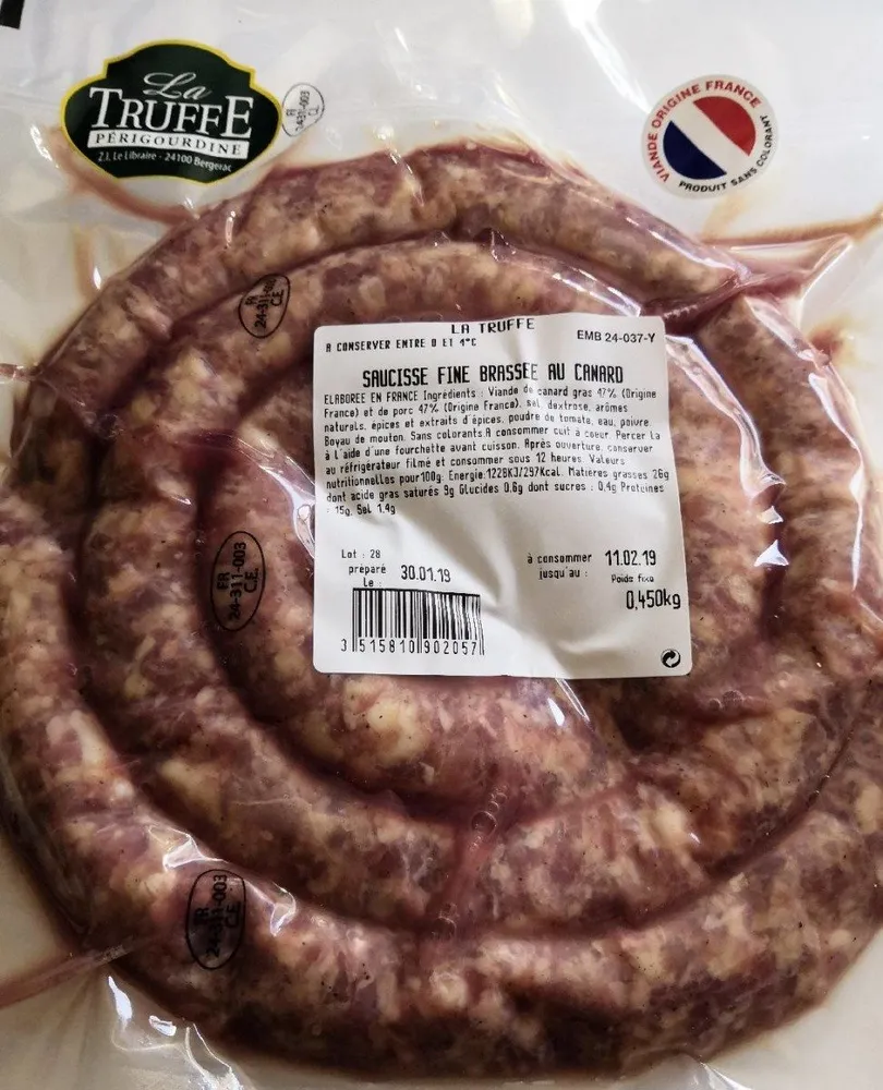 Saucisse fine 450g France