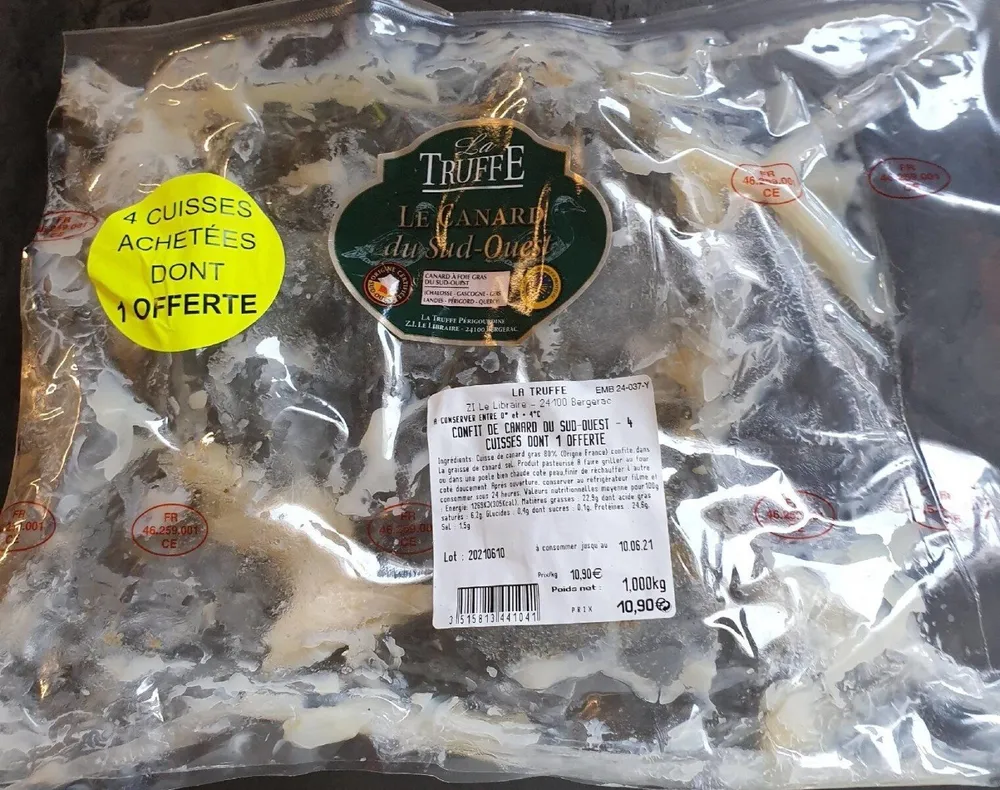 Confit de canard cuisses