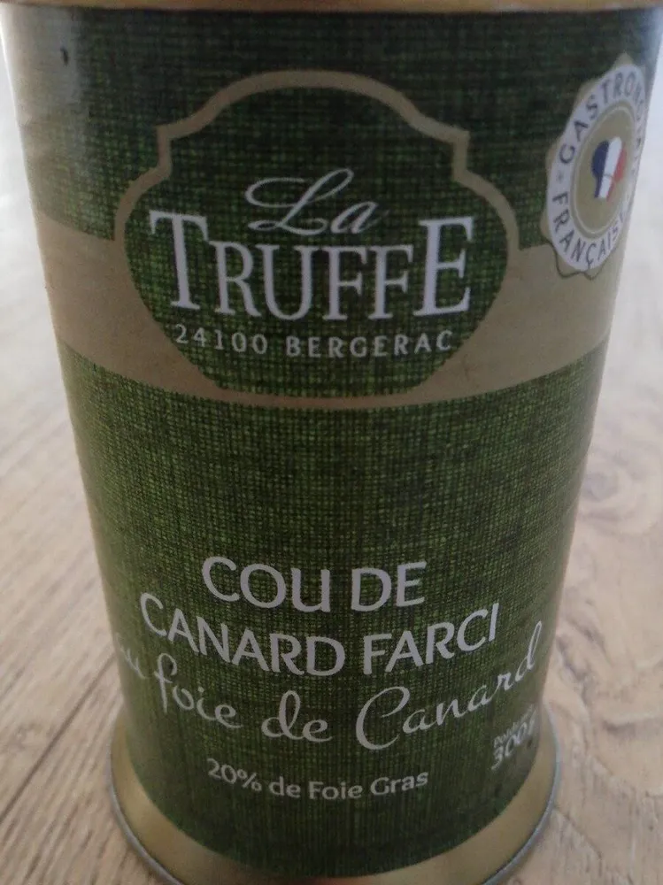 Cou de canard farcie au foi de canard