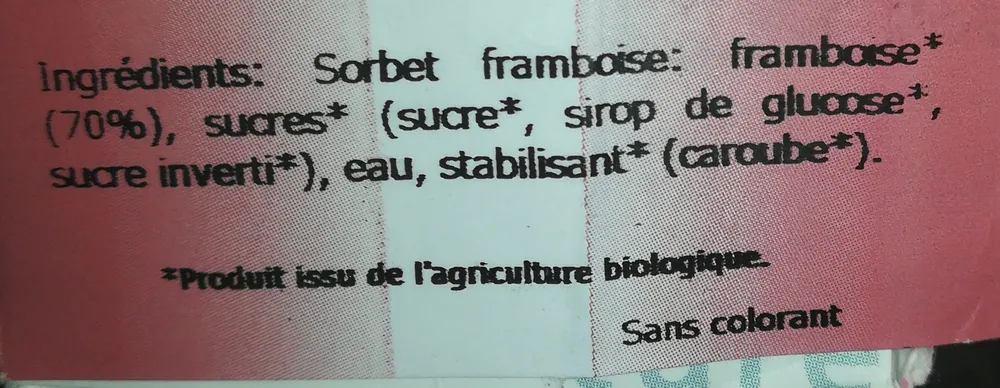 Sorbet Framboise 120ML