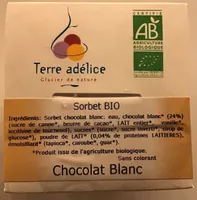 Sorbet chocolat blanc