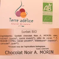 SORBET AU CHOCOLAT NOIR
