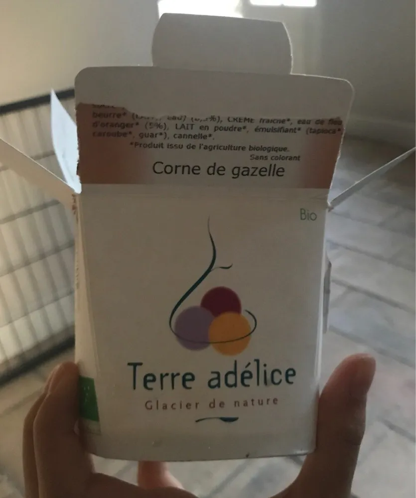 Glace corne de gazelle