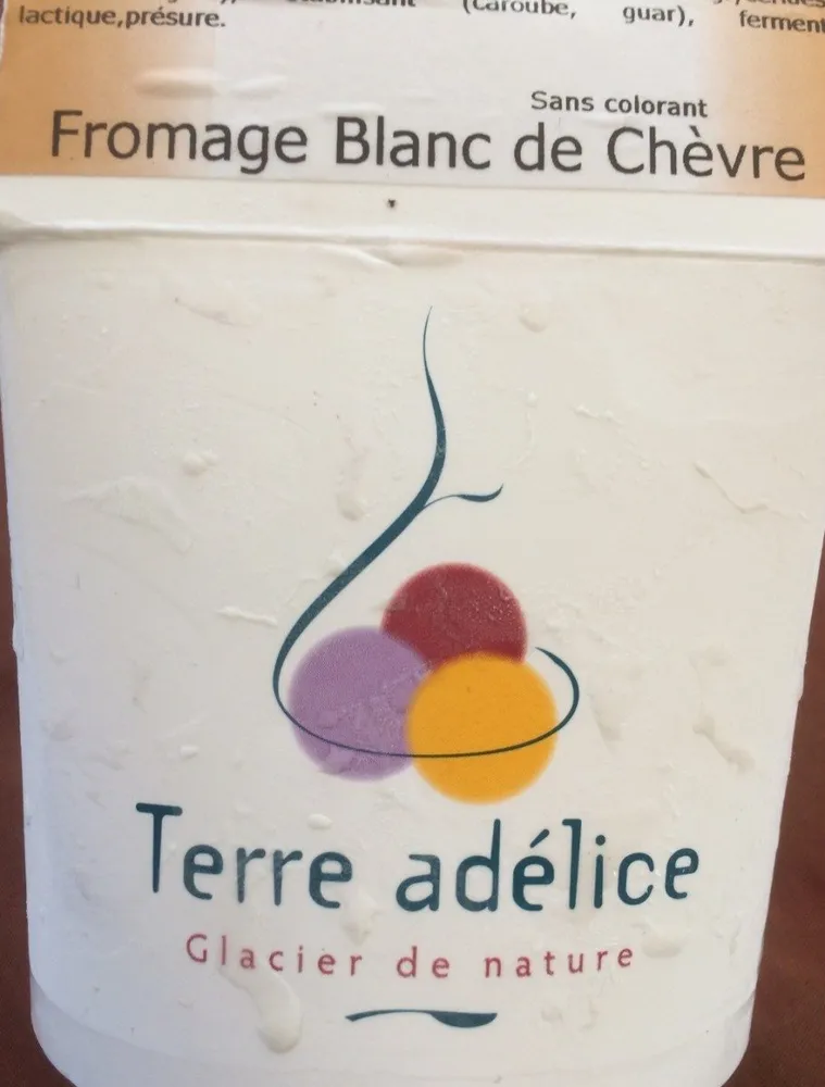 Glace fromage blanc de chevre