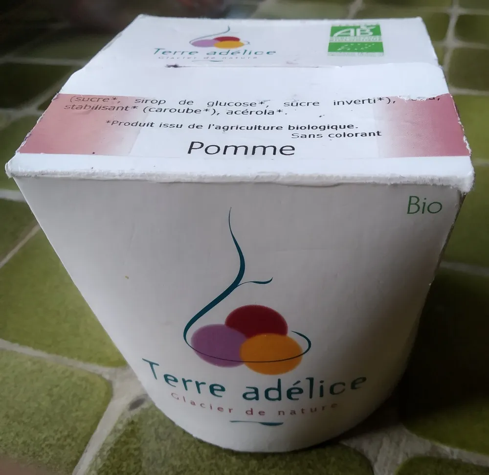 sorbet bio pomme