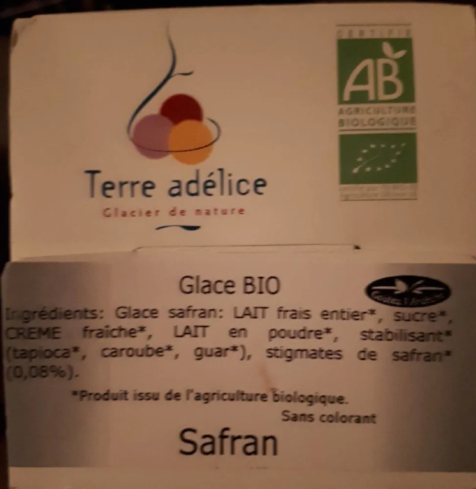 Glace au Safran