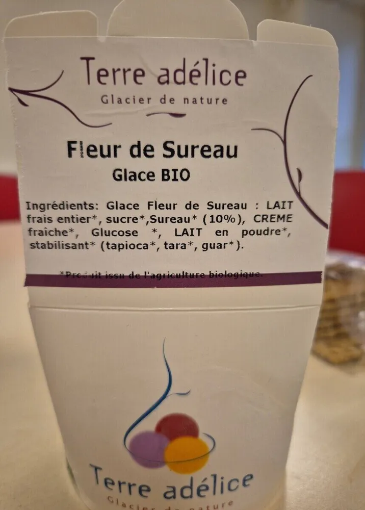 Glace fleur de sureau