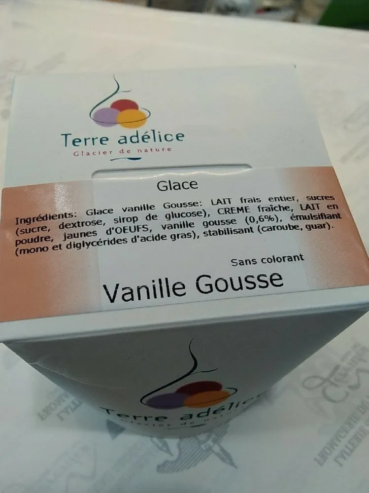 Glace vanille gousse