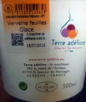 Glace verveine feuilles