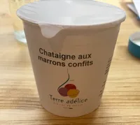 Sorbet bio chataigne aux marrons confits