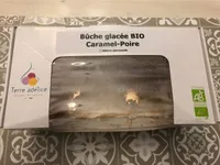 Bûche Glacée Bio Caramel-Poire