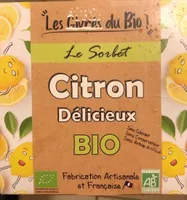 Le sorbet citron delicieux bio