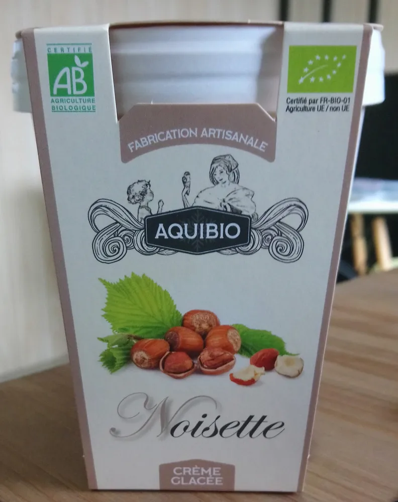 Crème glacée noisette
