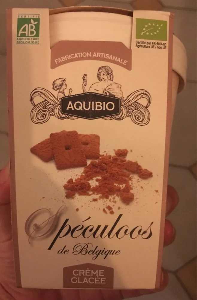 Crème glacée spéculoos de Belgique