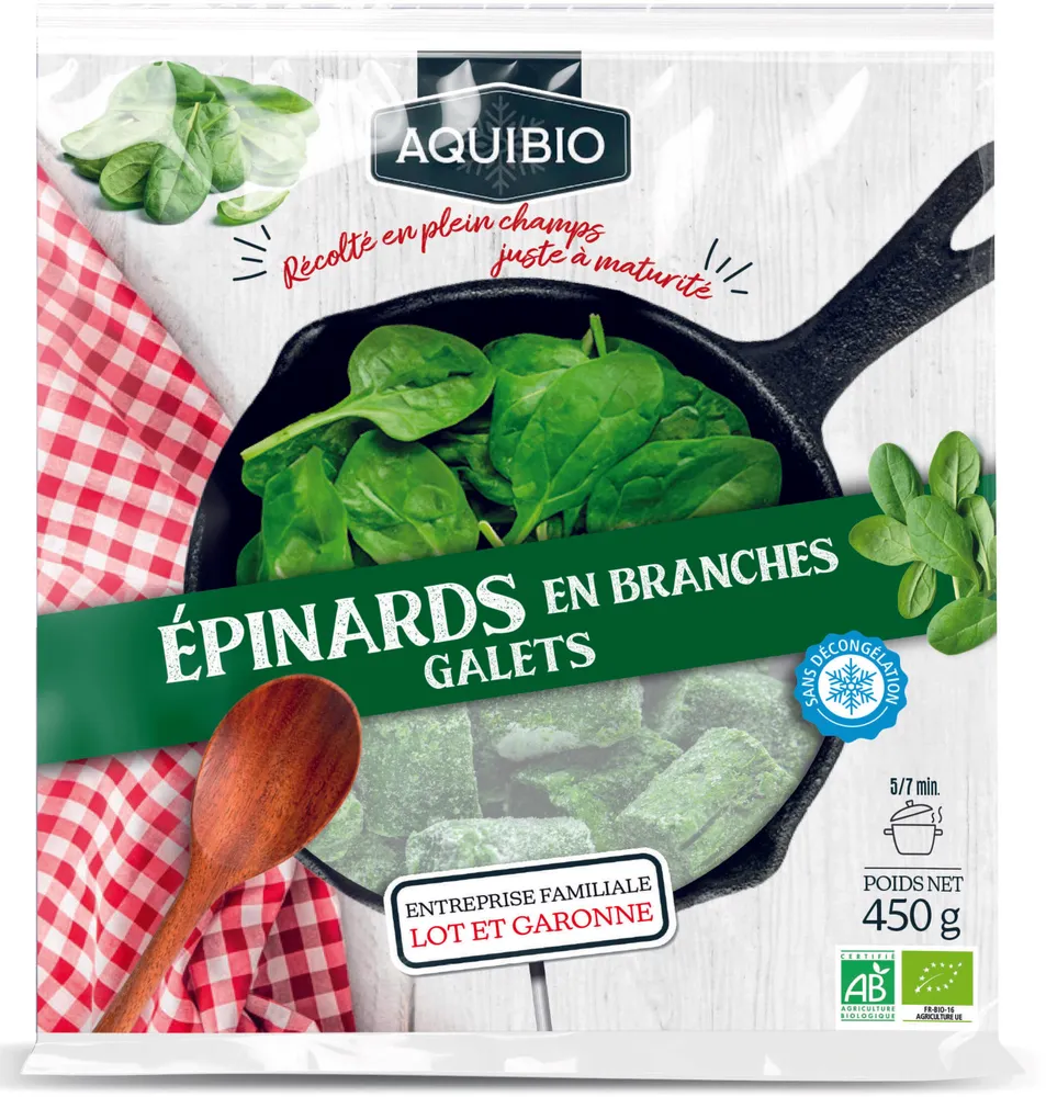 Épinards en branches