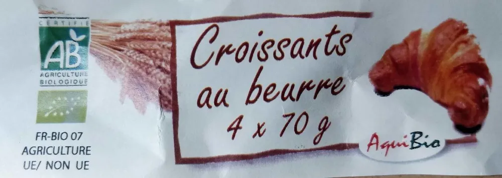 Croissants au beurre (4 x 70 g)