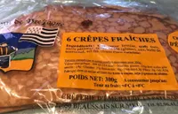 6 Crêpes fraîches Crêperie d'Emeraude