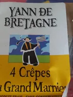 4 crêpes au grand Marnier