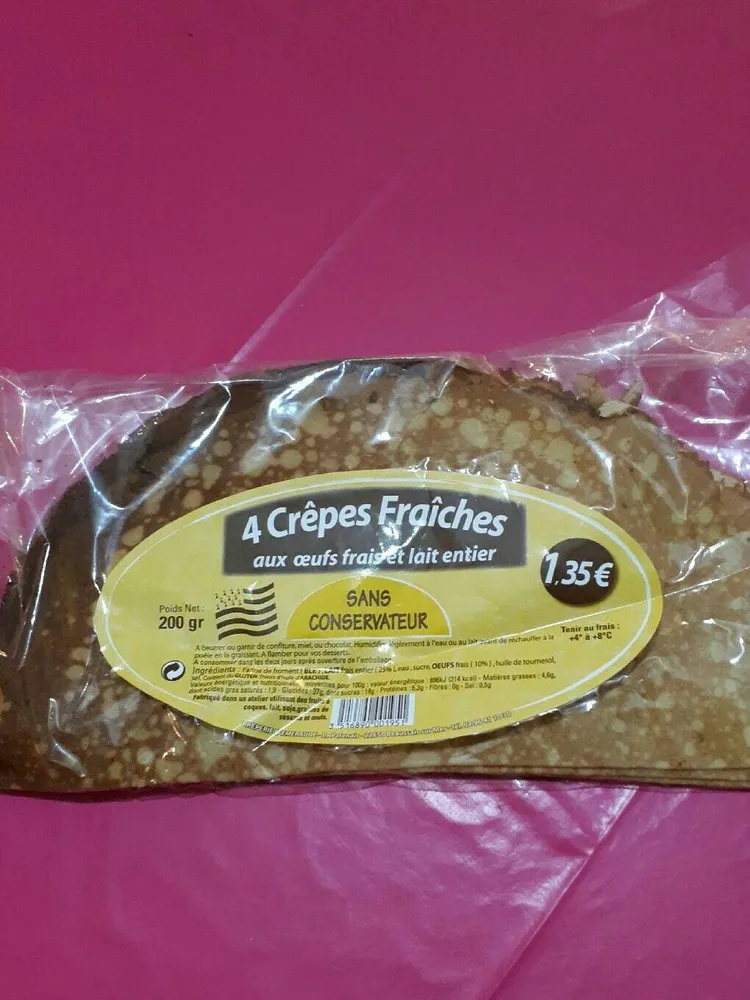 Crêpes fraîches