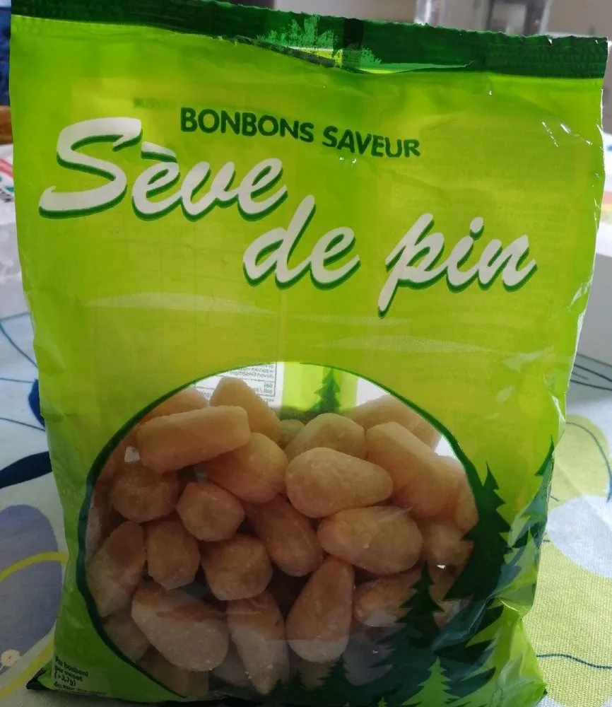 Bonbons saveur sève de pin