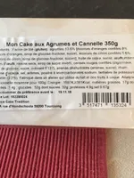 Mon Cake aux Agrumes et Cannelle