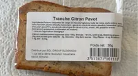 Tranche cake citron pavot