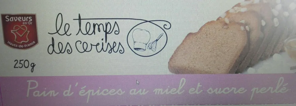 Pain d'épices au miel et sucre perlé