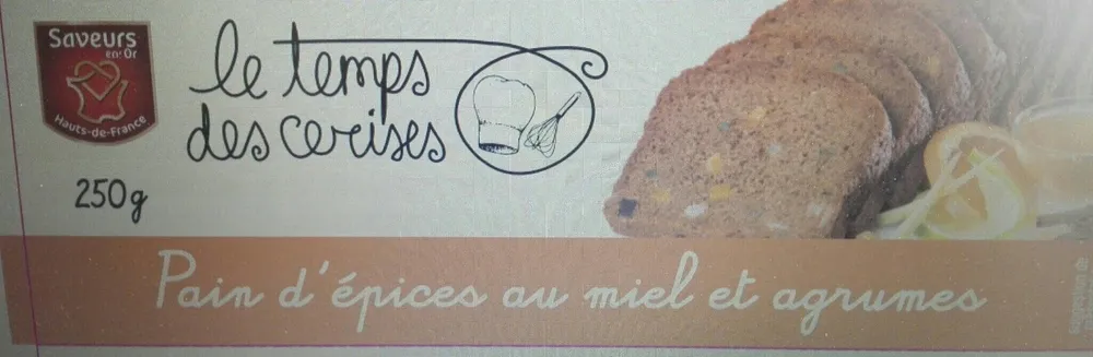 Pain d'épices au miel et agrumes