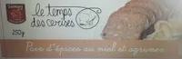 Pain d'épices au miel et agrumes